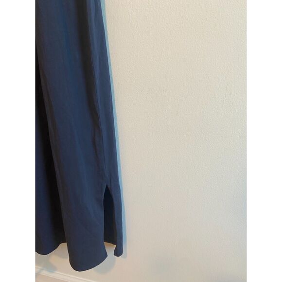 Garnet Hill Easy Knit Midi Dress 100% Organic Pima Cotton Size M - Picture 6 of 8